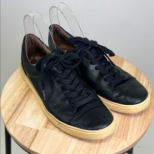 FRYE Men's Black Leather Sneakers Size 9